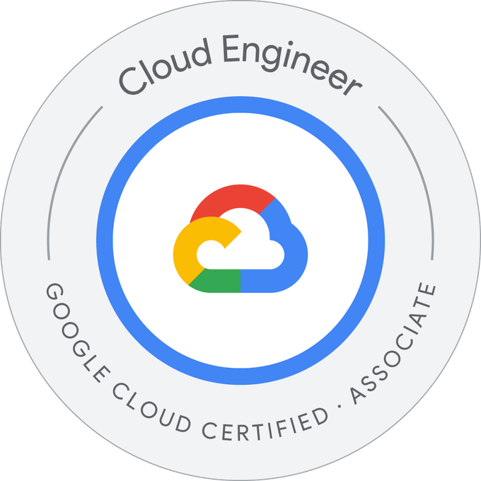 Google Cloud certification badge